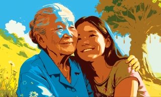 Gốc phượng đầu làng